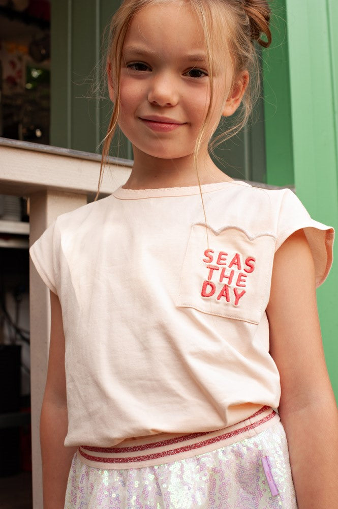 Jubel - T-shirt backprintrose clair Lazy Lagoon