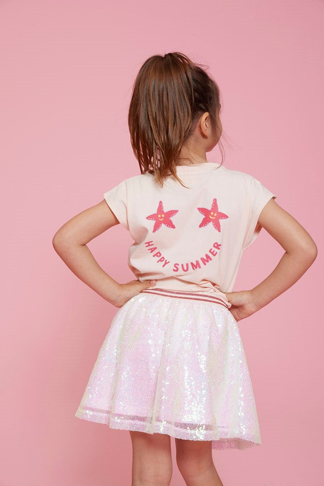 Jubel - T-shirt backprintrose clair Lazy Lagoon