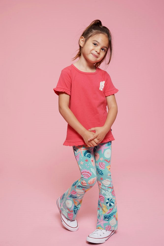 Jubel - T-shirt fuchsia backprint Lazy Lagoon