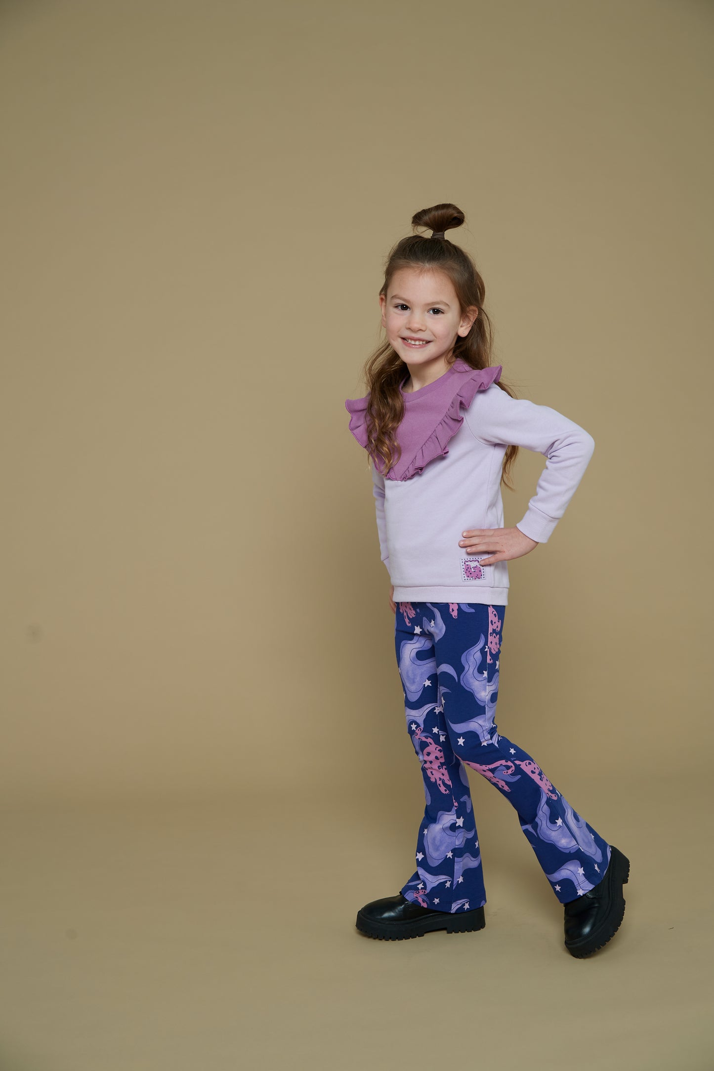 Jubel - Sweat lila avec col Wild Soul