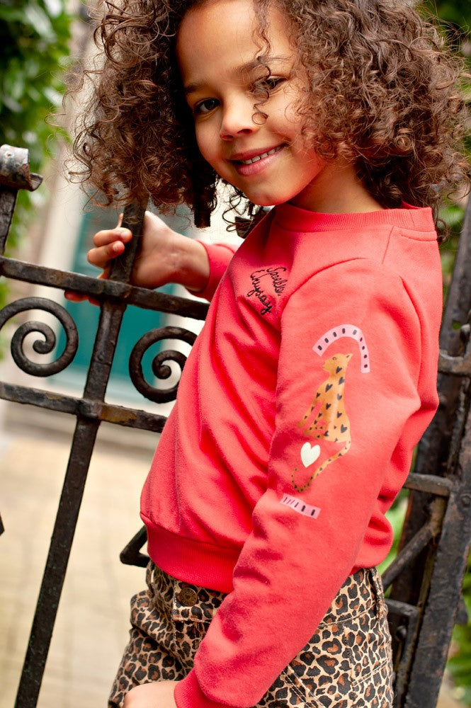 Jubel - Sweat rouge City Chic
