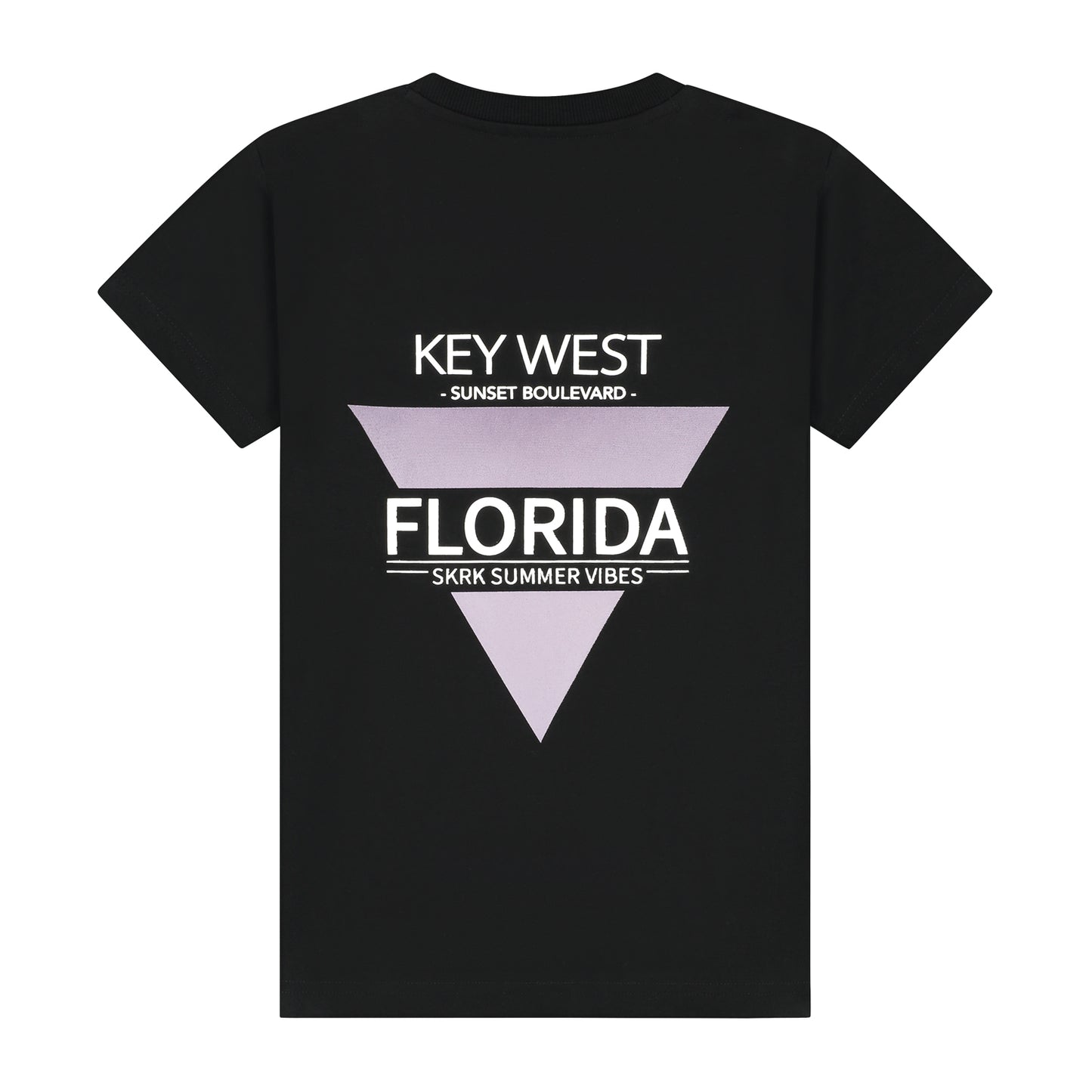 Skurk - Black Backprint Tieb t -Shirt