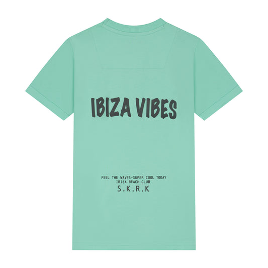 Skurk - T-shirt backprint mint Tino