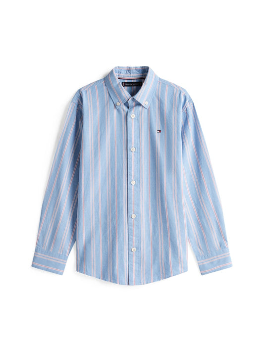 Tommy Hilfiger - Chemise stripe Cloudy Blue