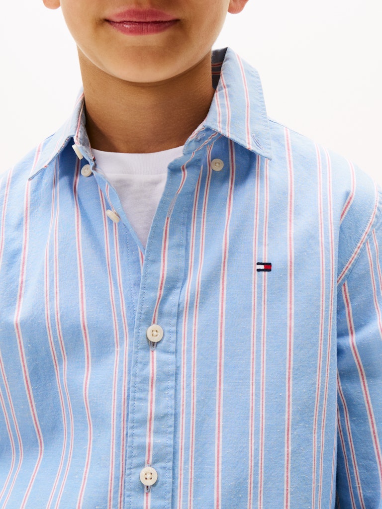 Tommy Hilfiger - Chemise stripe Cloudy Blue