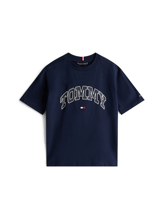 Tommy Hilfiger - T-shirt Varsity raised Dark Night Navy
