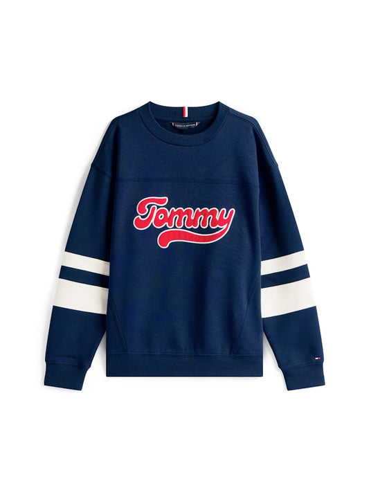 Tommy Hilfiger - Sweat colourblock Dark Night Navy