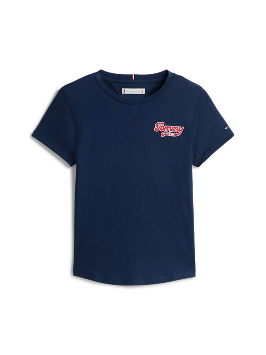Tommy Hilfiger - T-shirt navy Flock