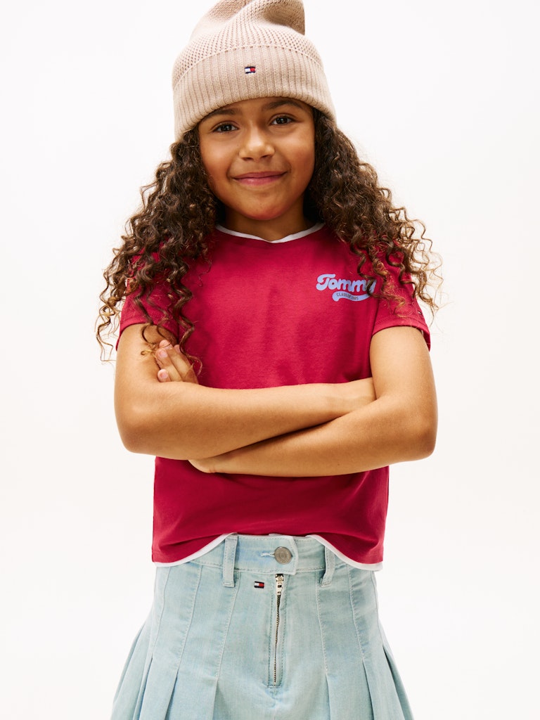 Tommy Hilfiger - T-shirt Ruby Rhubarb Flock
