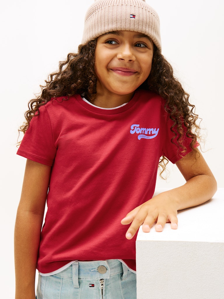Tommy Hilfiger - T-shirt Ruby Rhubarb Flock