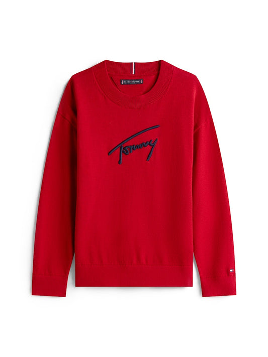 Tommy Hilfiger - Sweat graphic Medium Red