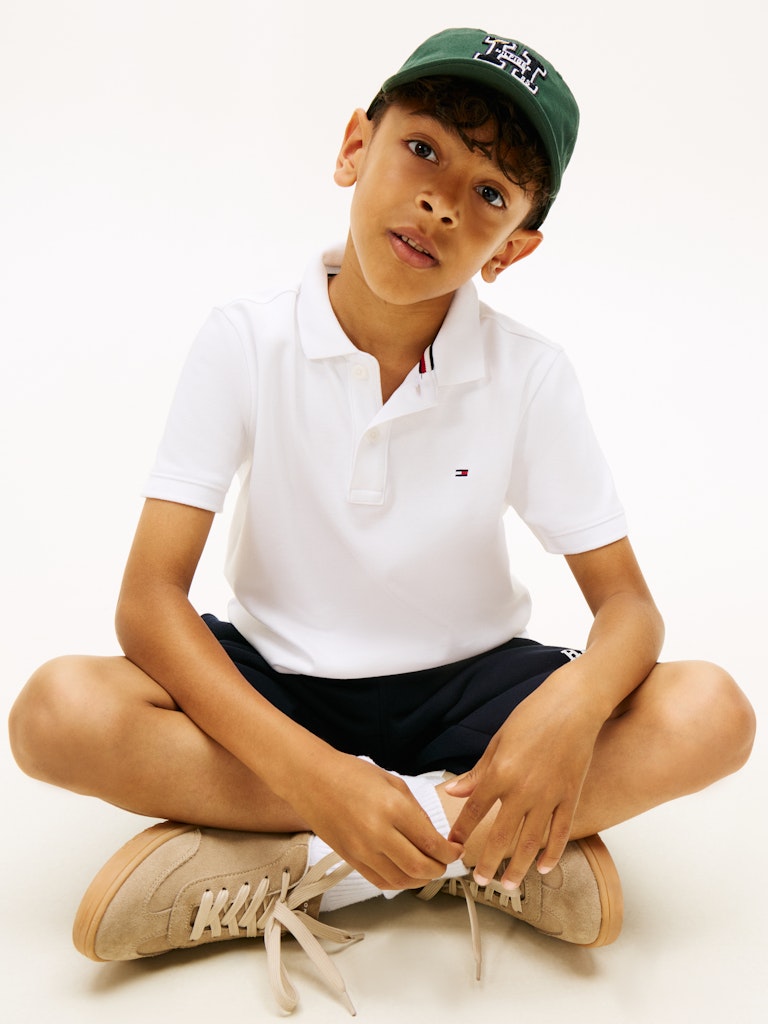 Tommy Hilfiger - Polo blanc interloc