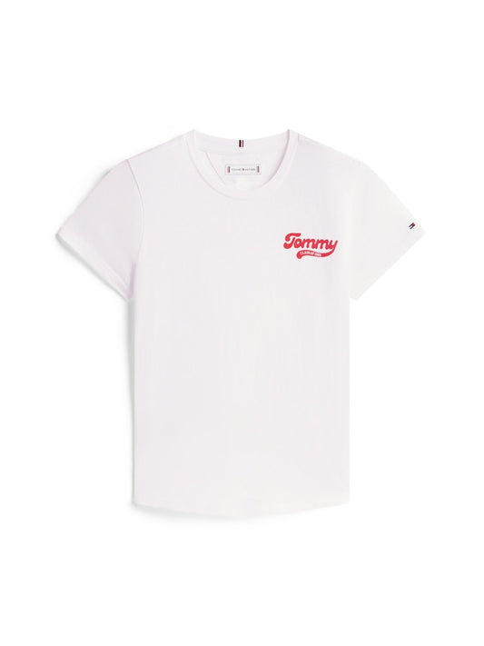 Tommy Hilfiger - T-shirt blanch Flock