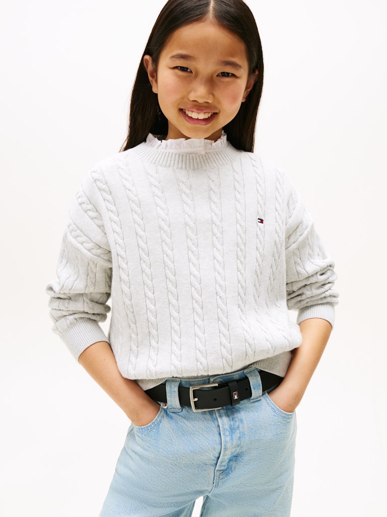 Tommy Hilfiger - Sweat cable Grey Heather