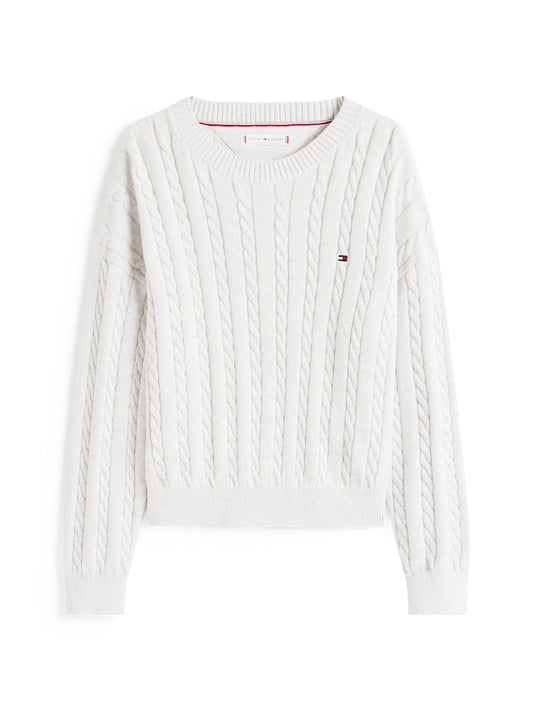 Tommy Hilfiger - Sweat cable Grey Heather