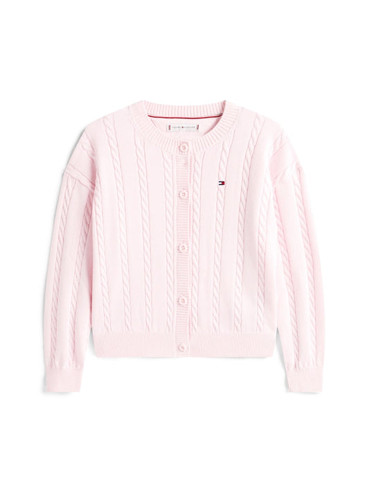 Tommy Hilfiger - Cardigan Cable Light Pink