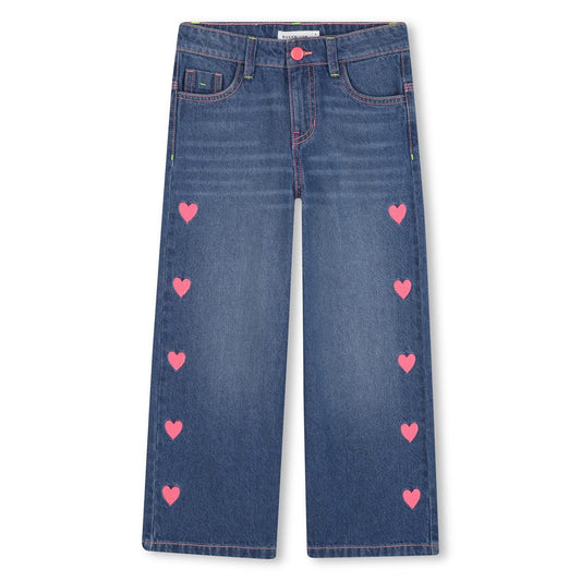 Billieblush - Jeans Baggy & Coeur on the sides