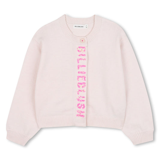 Billieblush - Powdered pink knitting cardigan