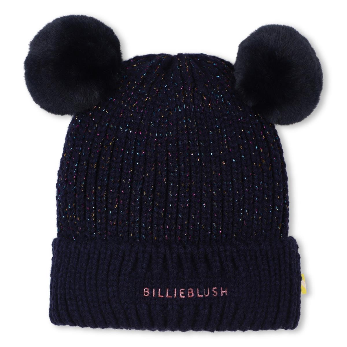 Billieblush - Indigo Blue Pompon Bonnet