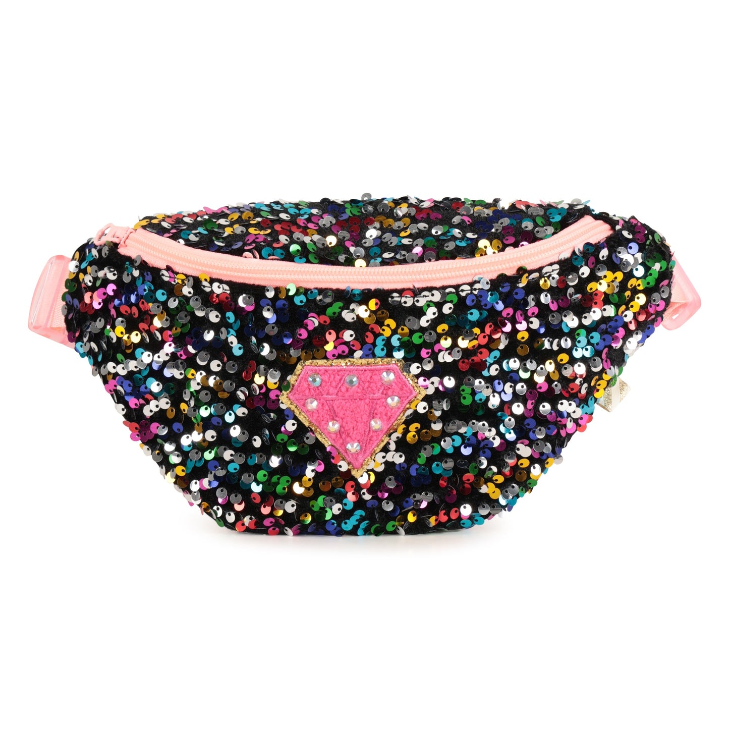 Billieblush - Navy banana bag in sequins
