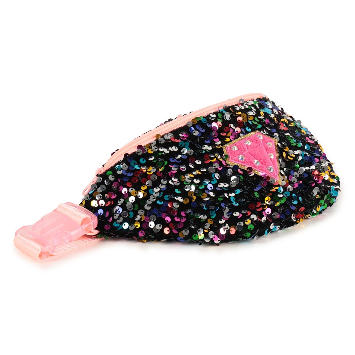 Billieblush - Navy banana bag in sequins
