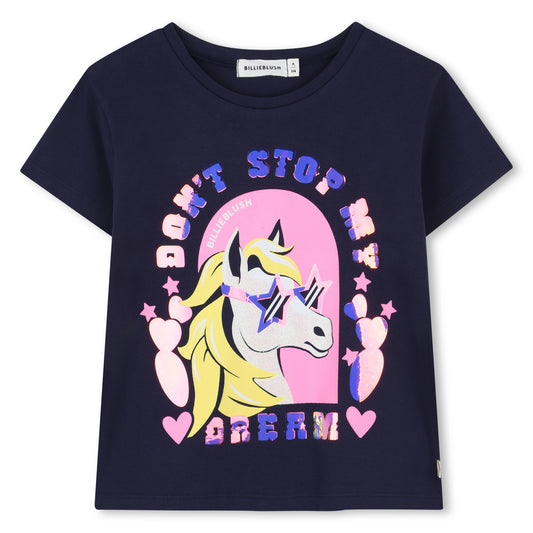 Billieblush - Indigo t -shirt "Don't Stop Dream"