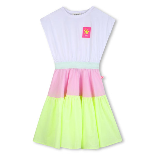Billieblush - Bi-material dress & colorful petticoat