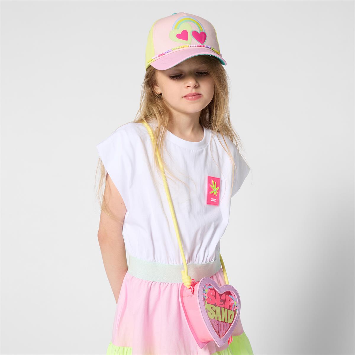 Billieblush - Bi-material dress & colorful petticoat