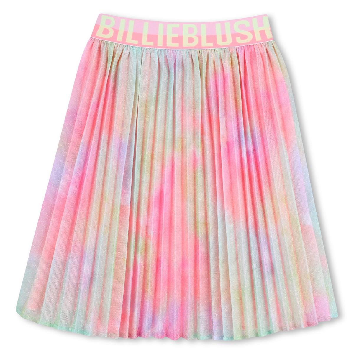 Billieblush - Falda midi plisada de lentejuelas multicolor