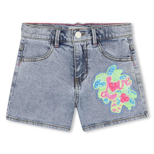 Billieblush - Stonegrow denim short "Love"