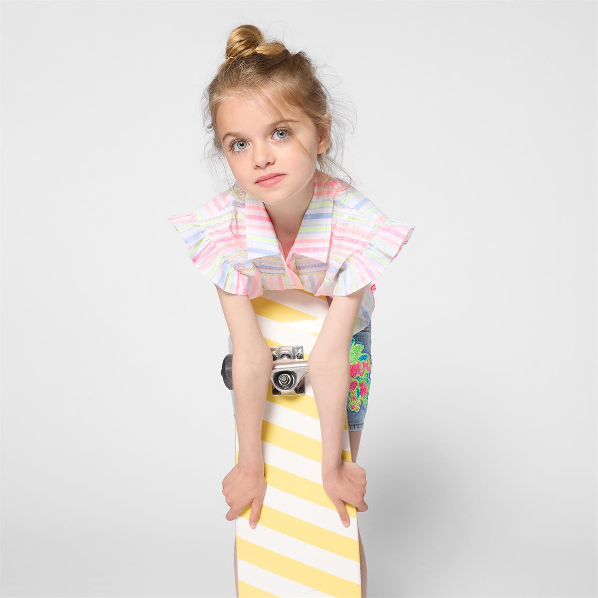 Billieblush - Shorts vaqueros con efecto piedra "Love"