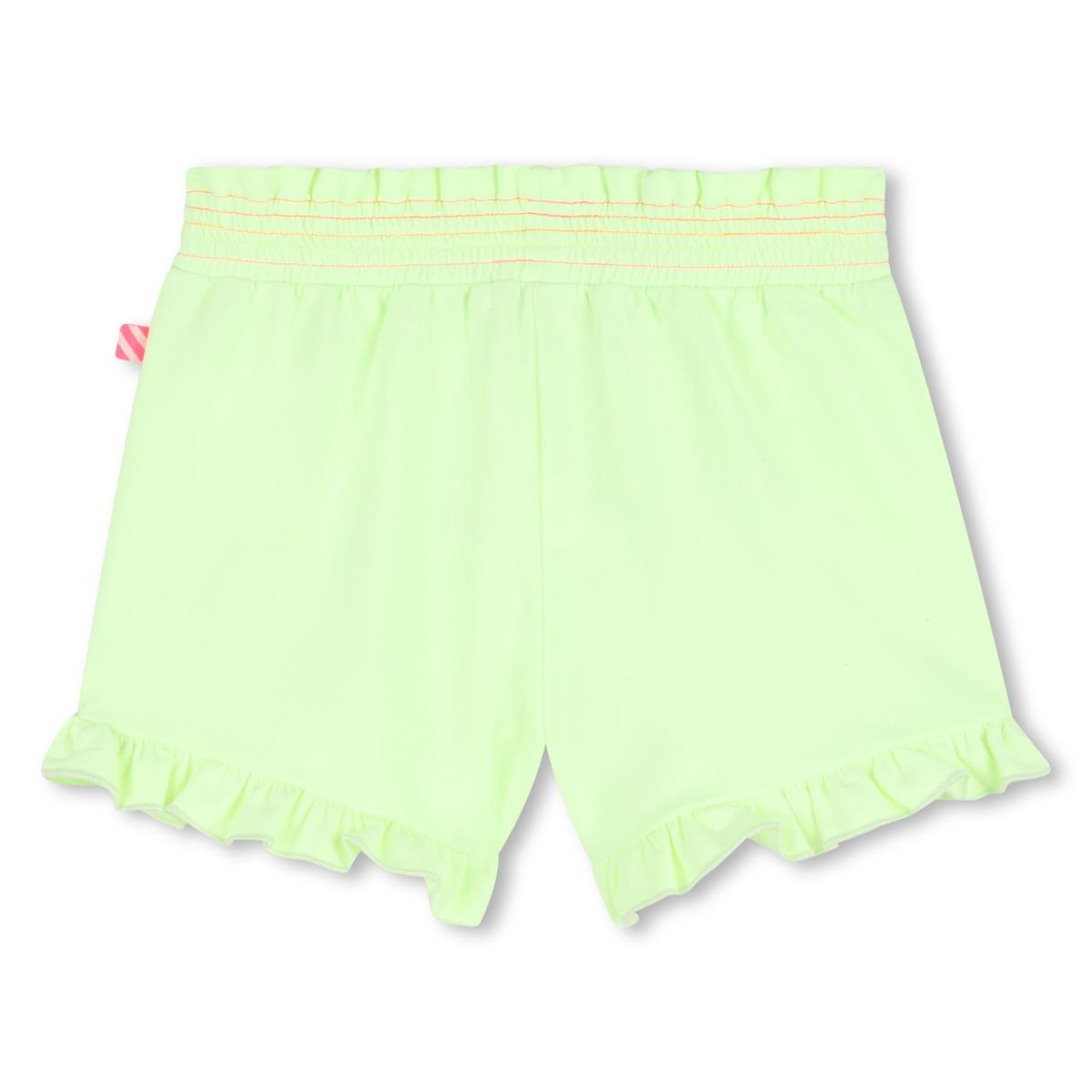 Billieblush - Lemon green fleece shorts