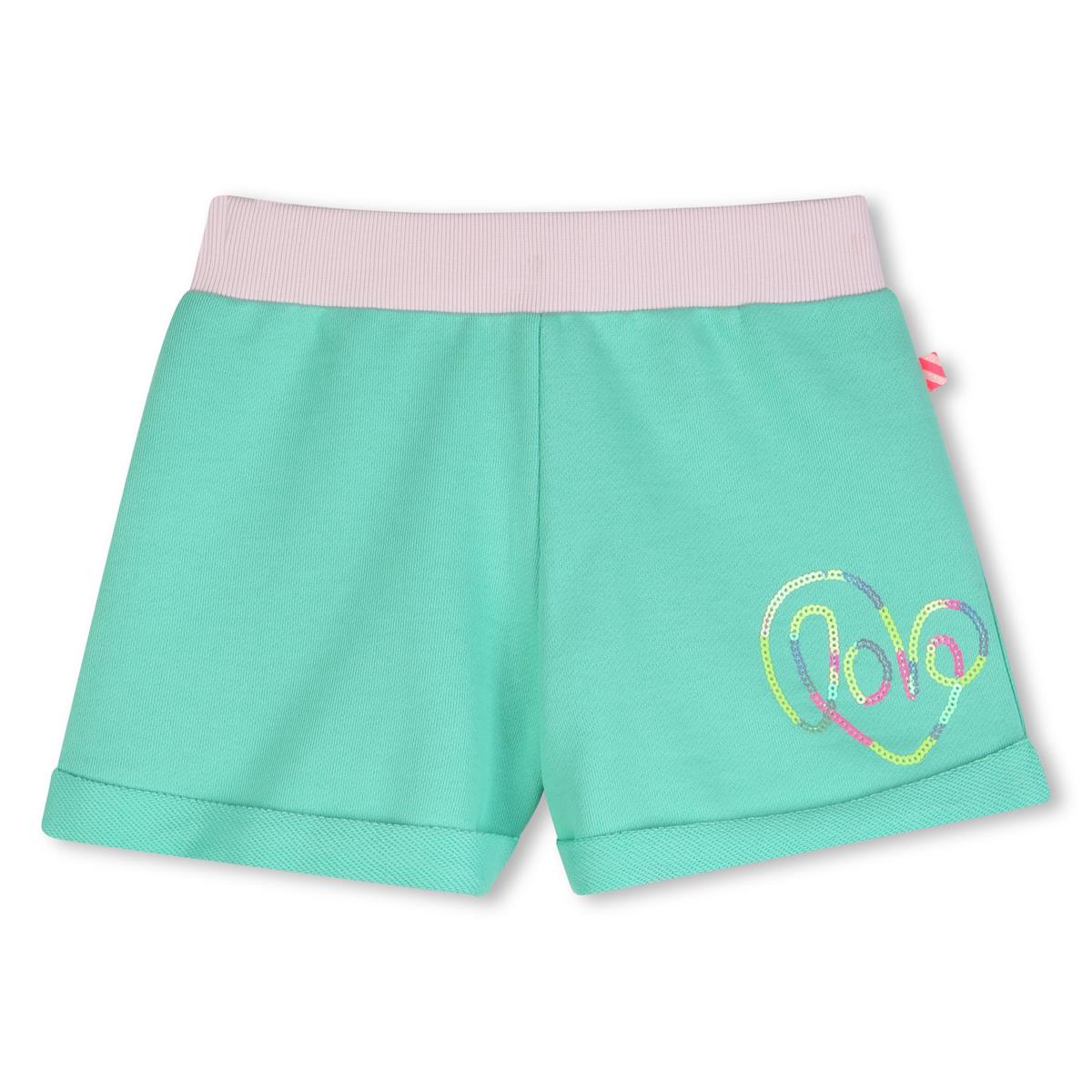 Billieblush - Pantalón corto polar verde
