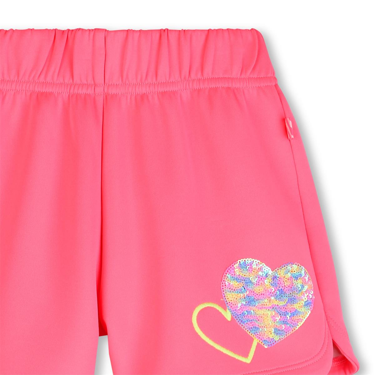 Billieblush neon pink fleece shorts