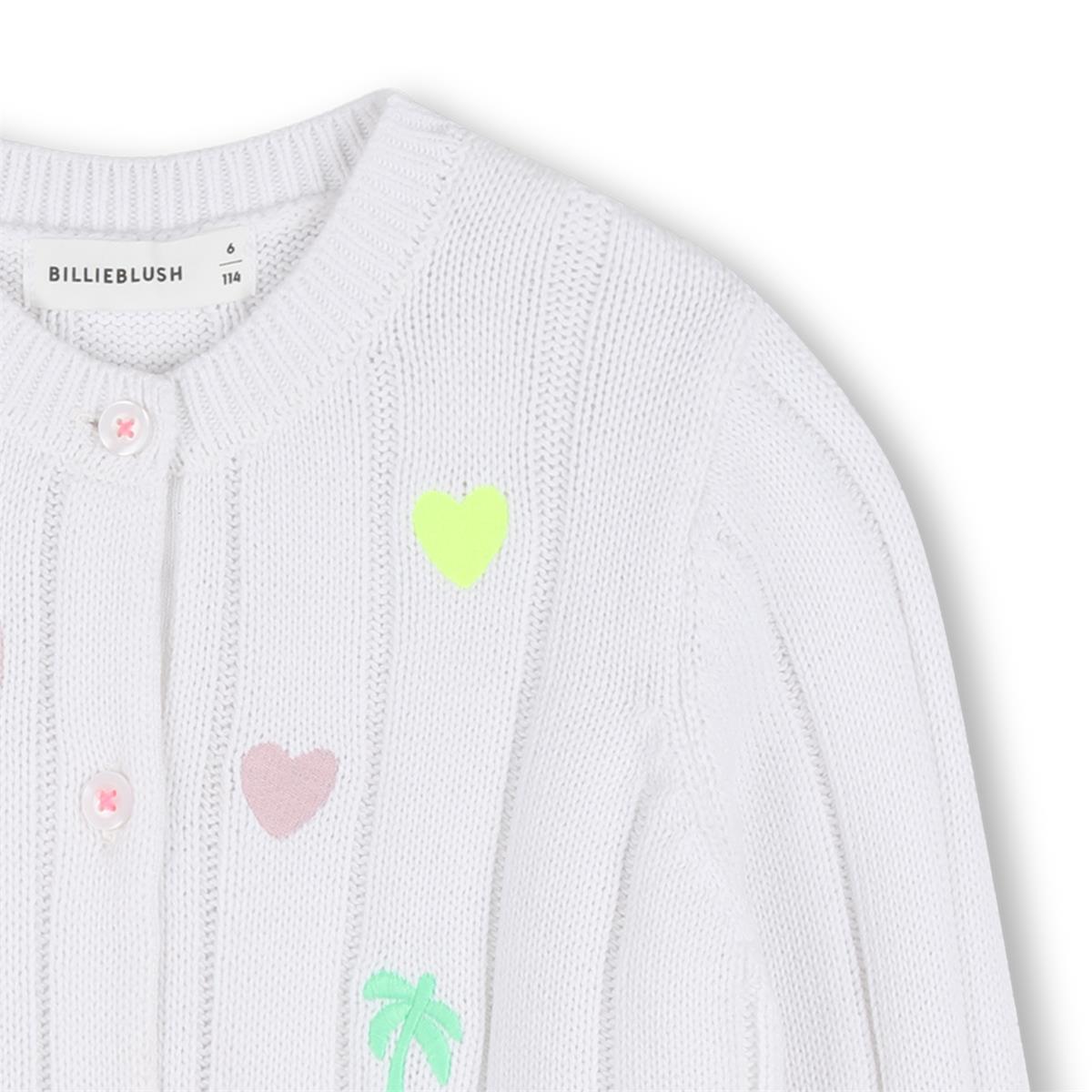 Billieblush - Cardigan en tricot ba,c & broderie