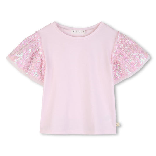 Billieblush - T-shirt avec manche à sequins