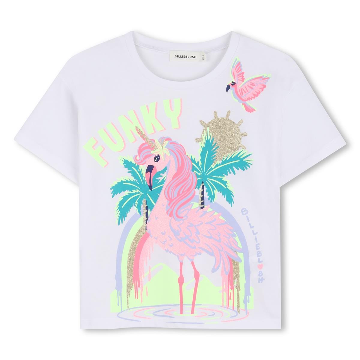 Billieblush - t-shirt blanc "Funky"