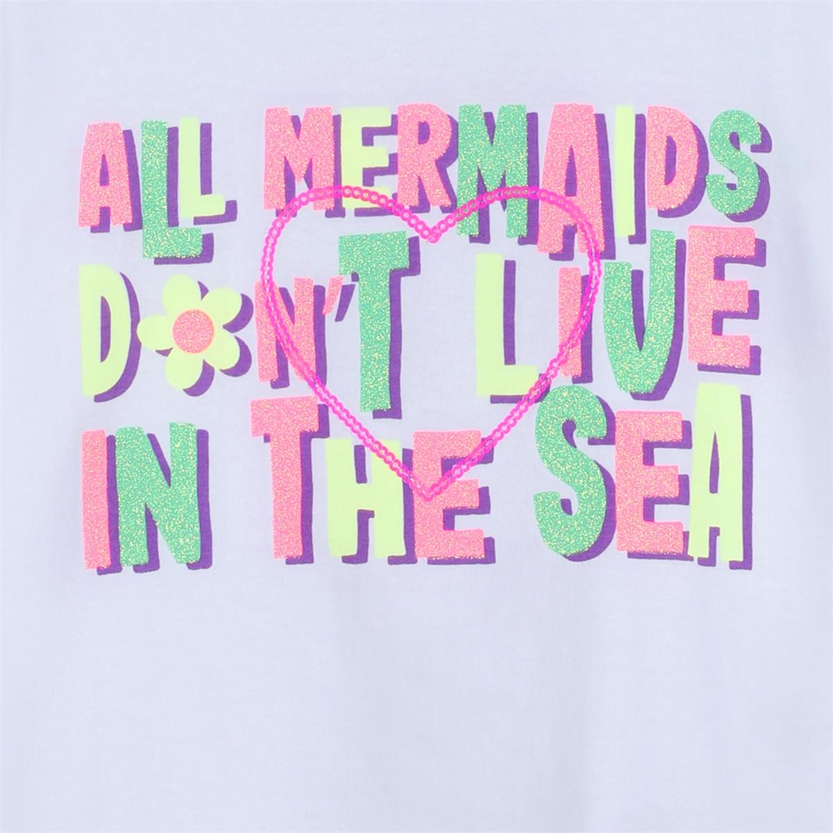 Billieblush - White “Mermaid” T-shirt