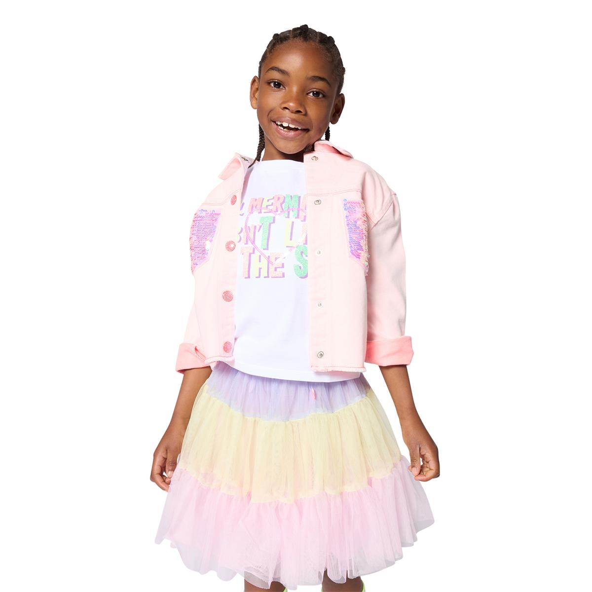 Billieblush - White “Mermaid” T-shirt