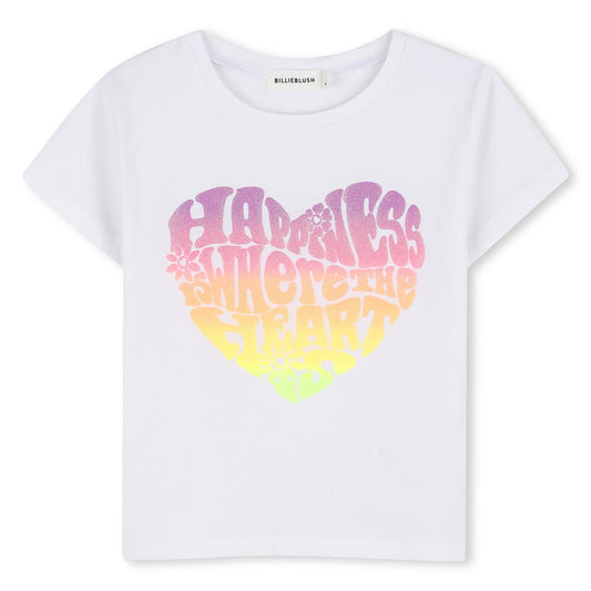 Billieblush - T-shirt blanc "heart"