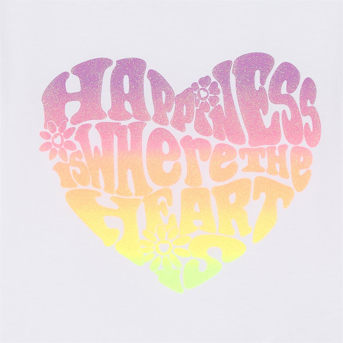 Billieblush - T-shirt blanc "heart"