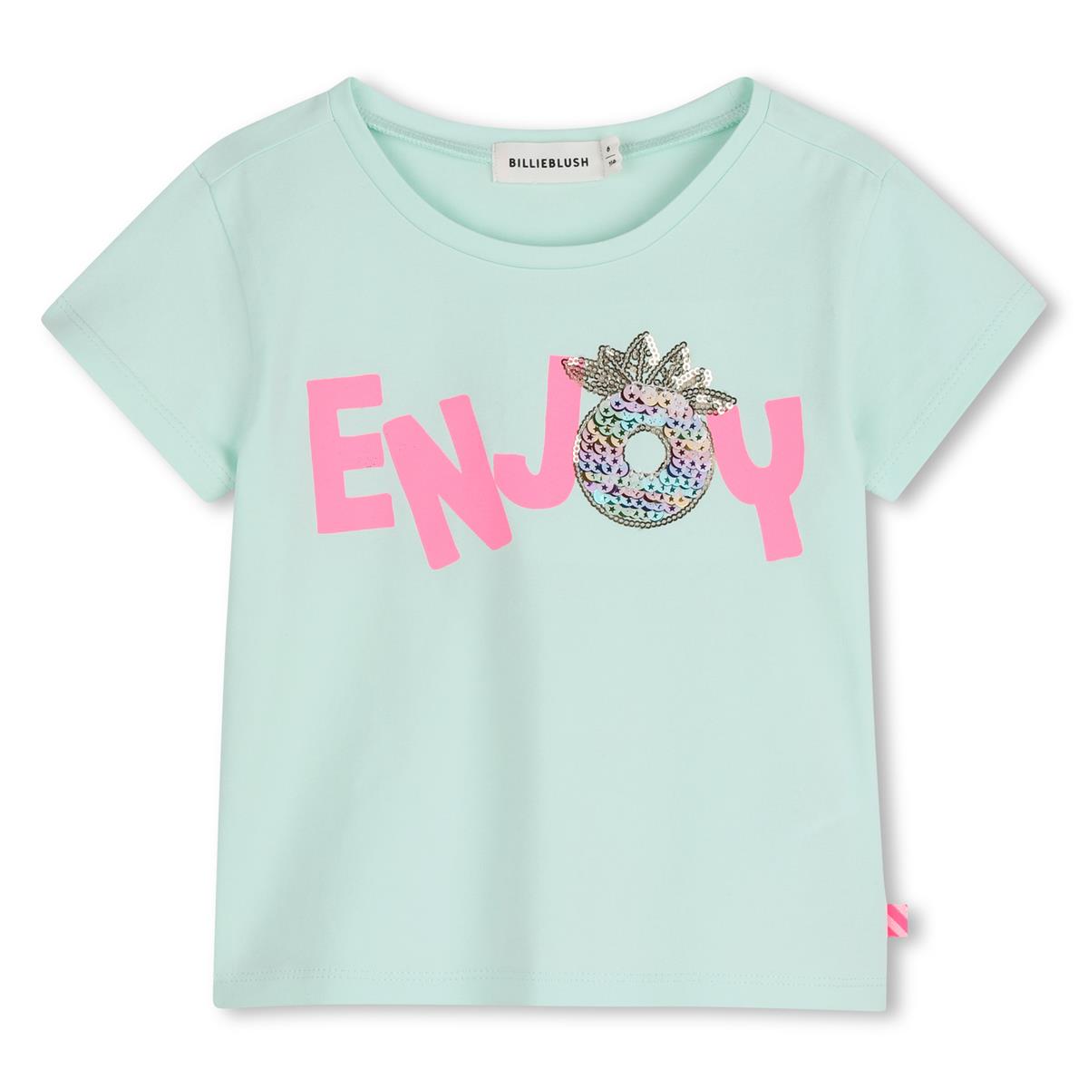 Billieblush - Camiseta ' Enjoy' verde empolvado