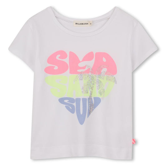 Billieblush - White “Sea&Sun” T-shirt