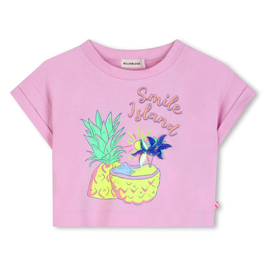 Billieblush – „Smile Island“-Blumenstrauß-T-Shirt