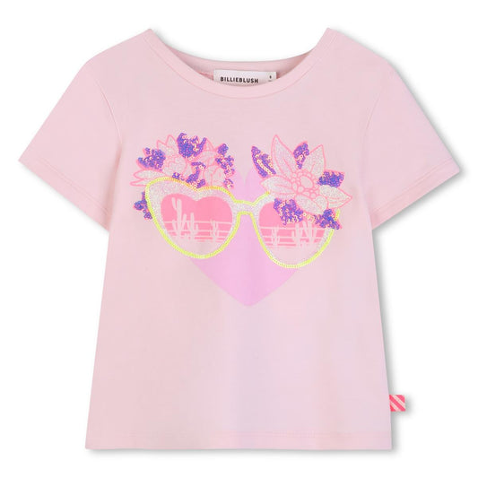 Billieblush - t-shirt baby pink "sunglass"