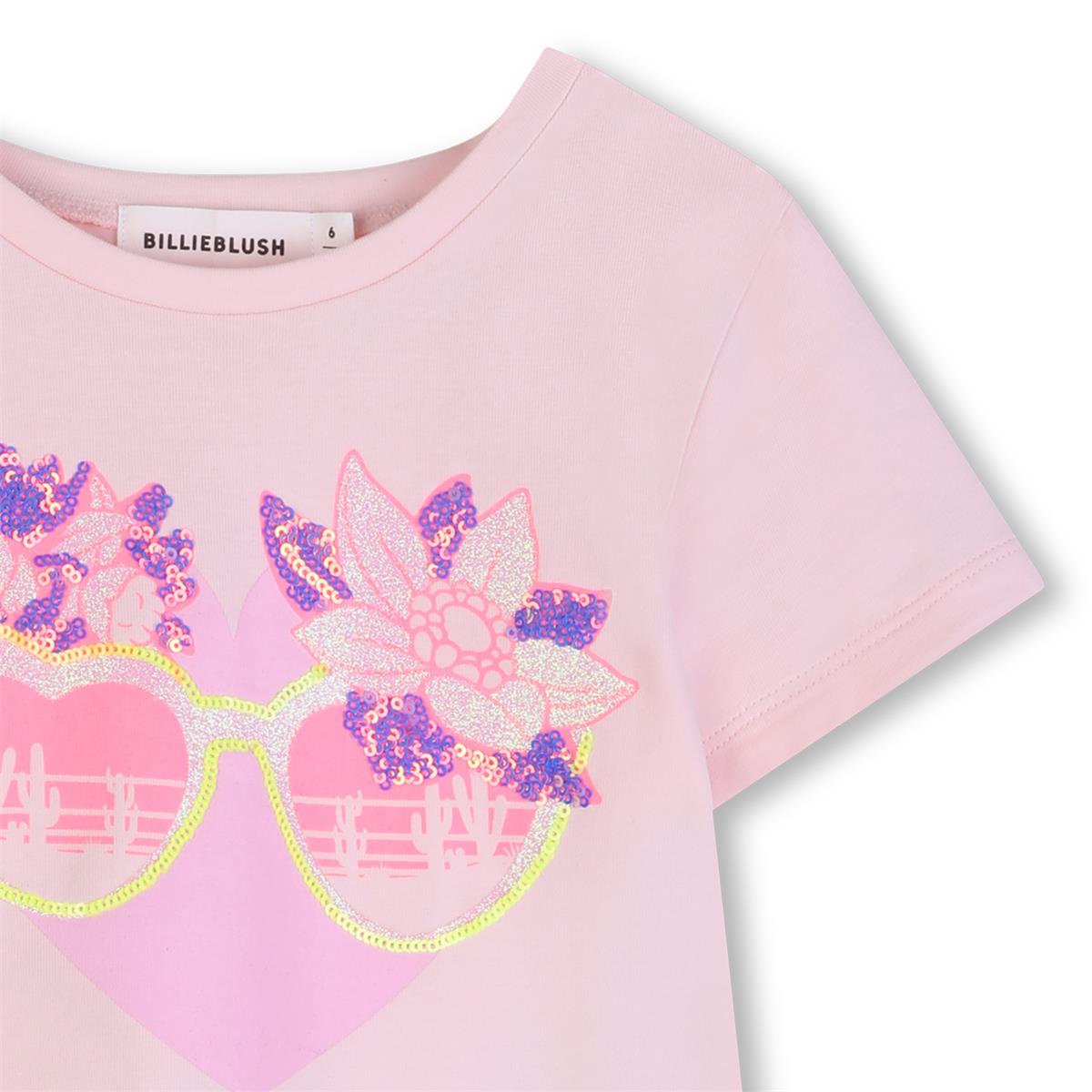 Billieblush - t-shirt baby pink "sunglass"