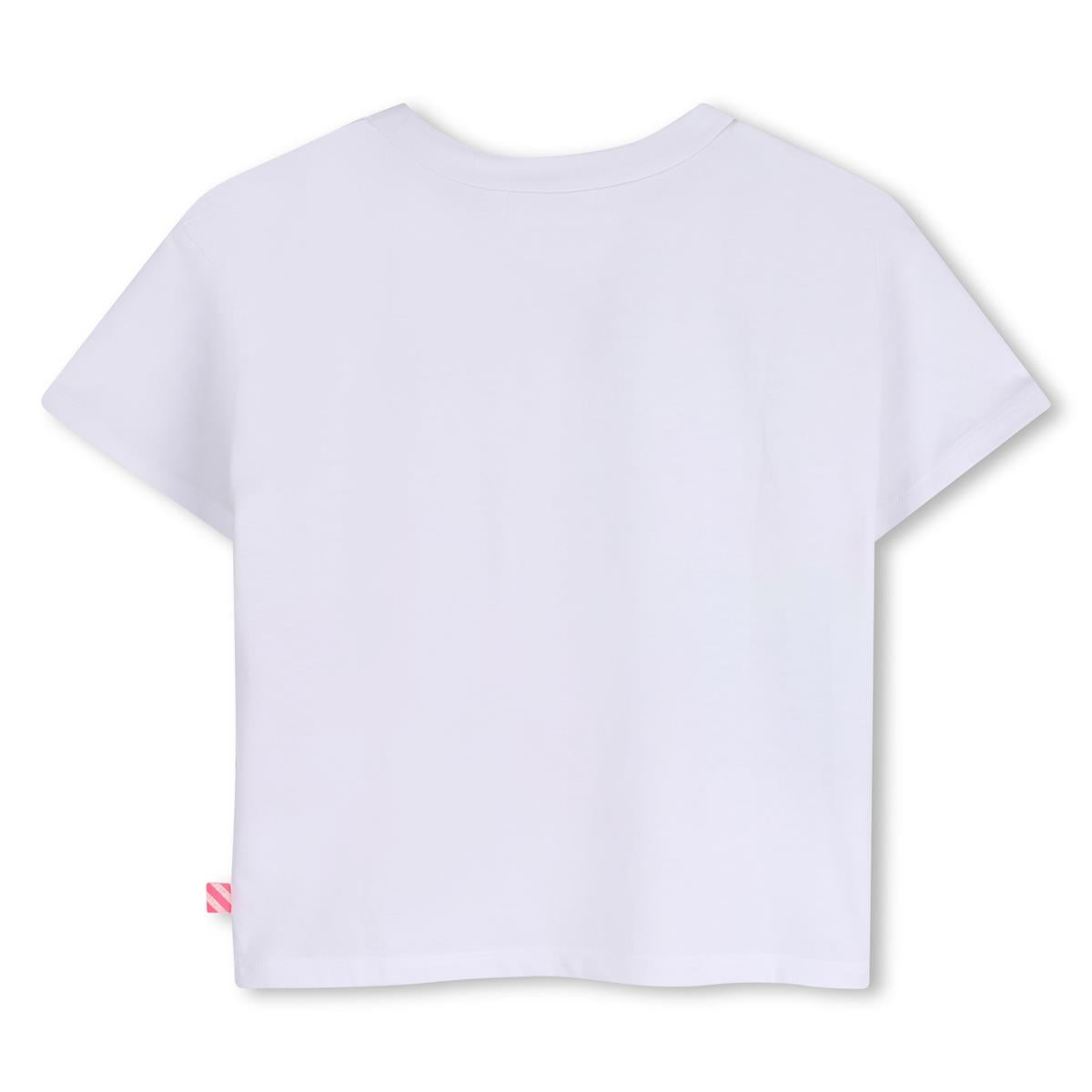 Billieblush - Camiseta blanca de dos caballos
