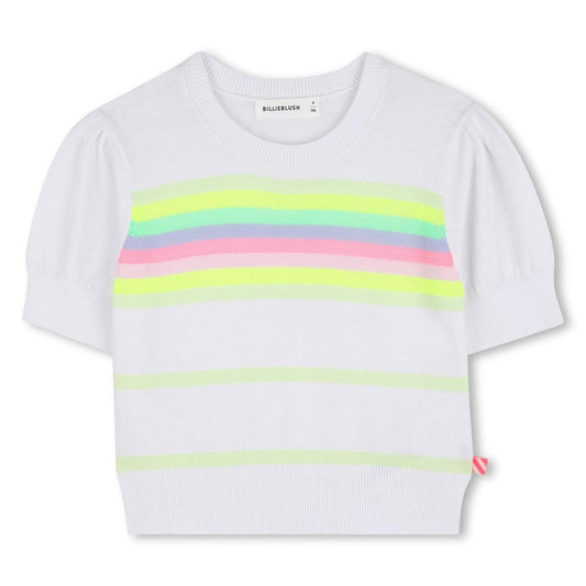 Billieblush - Dunne witte mouwloze trui
