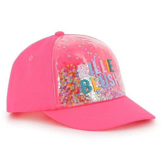 Billieblush - Casquette rose fluo & confettis