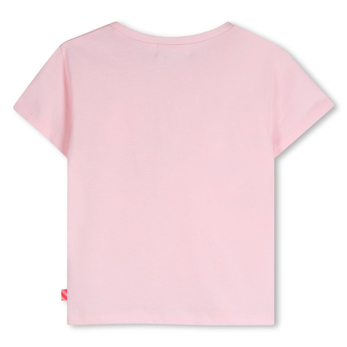 Billieblush - T-shirt baby pink horse & sequins